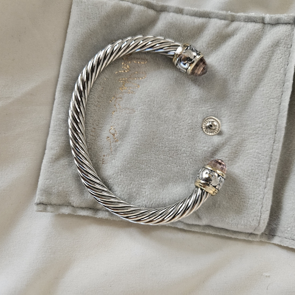 Small Wire Cuff Bracelet John Medeiros Pink